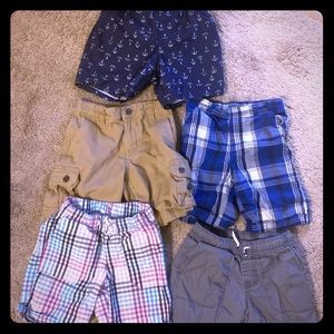 5 Toddler Boy Shorts & A Swim Trunk - All size 5
